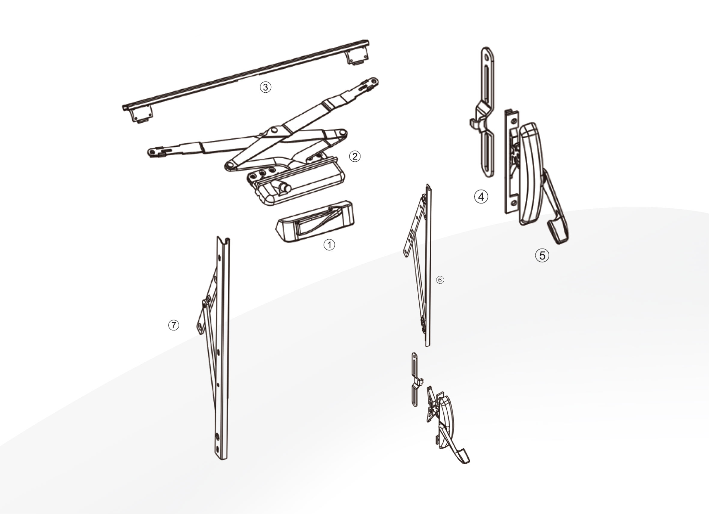 Awning windw operator system